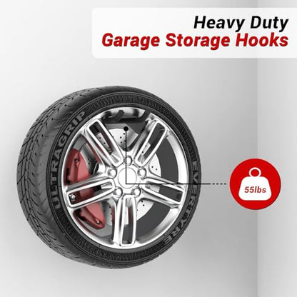 Garage Storage Hooks (4 Count)