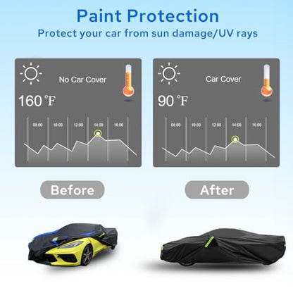 Car Cover Compatible with Chevy Corvette C3