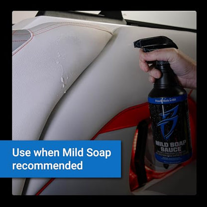 Bling Sauce Mild Soap Sauce Upholstery & Vinly Cleaner for Boats (32 Fl Oz)