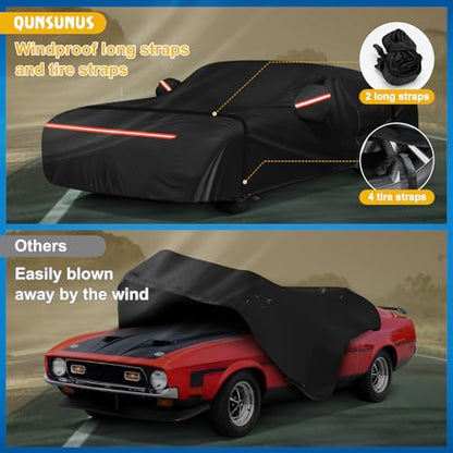QUNSUNUS Waterproof Car Cover for Ford Mustang 1969