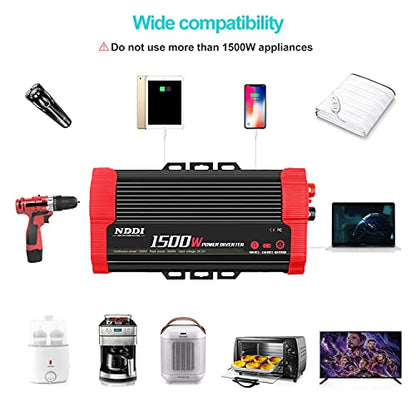 1500W Car Power Inverter Adapter