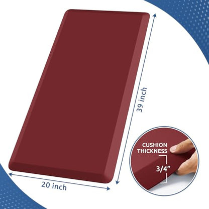 0.8" Thick Kitchen Mat Cushioned Anti Fatigue Rug Comfort Floor Mats