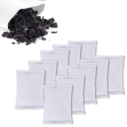 10 Pack Activated Charcoal Odor Absorbe Trash Can Deodorizer (17.5 Ounce)