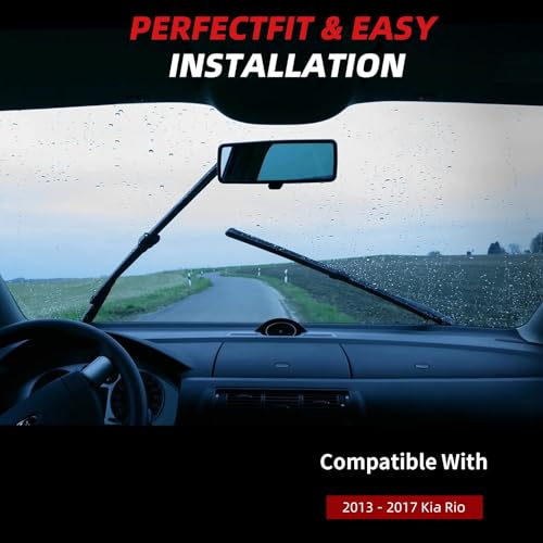 Windshield Wipers Replacement for Kia Rio 2013