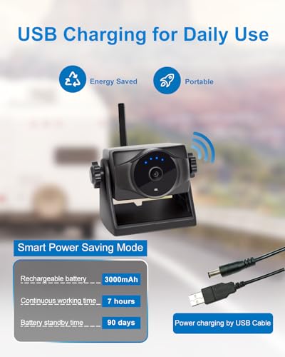 1080P Magnetic Wireless Backup Camera 90
