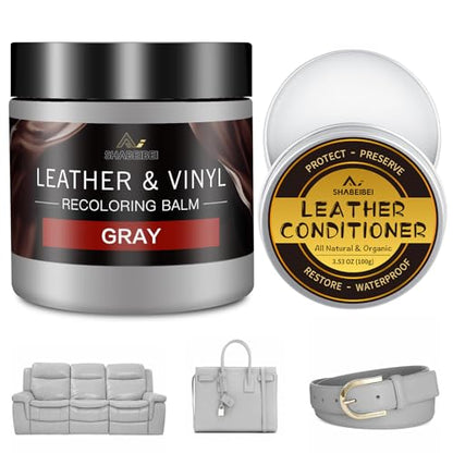 Leather Recoloring Balm with 100ml Mink Oil