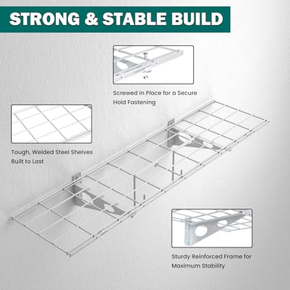 Garage Wall Shelves (2 Count)