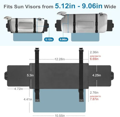 Sun Visor Extender for Car (2 Count)
