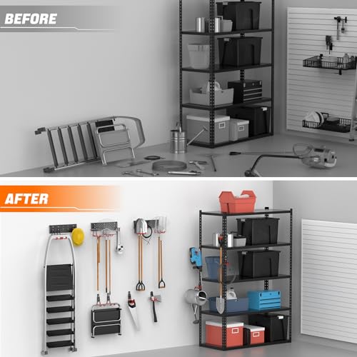24 PCS Garage Storage Hooks with Tracks