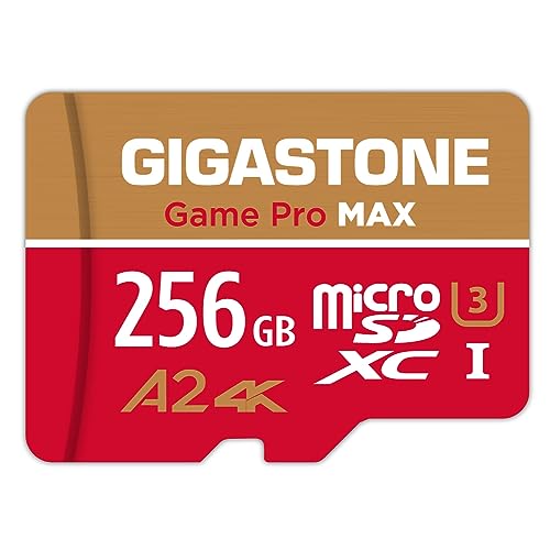 for Switch 1 Only】 GIGASTONE 256GB Micro SD Card