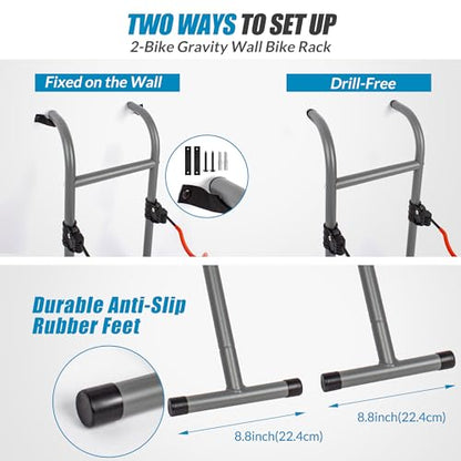 2 Bike Rack Bicycle Rack (200.64 Ounce)