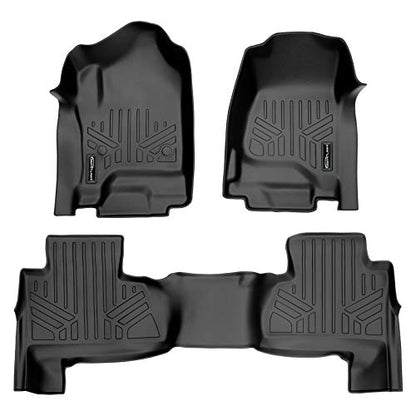 Custom Floor Mats 2 Row Liner Set Compatible with 2015