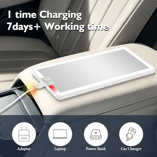 Car Visor Vanity Mirror with Light