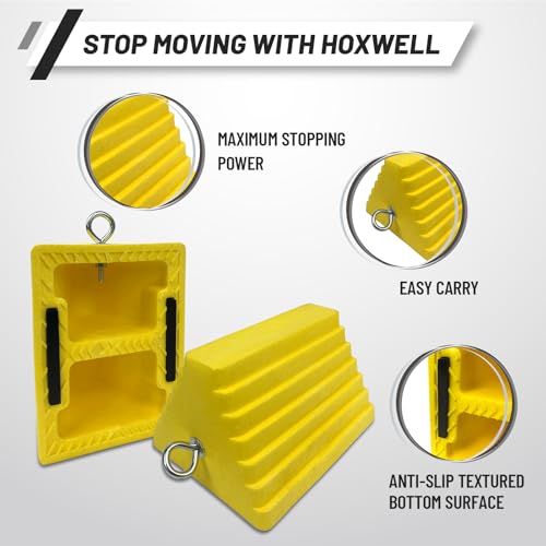 Premium 4 pcs Heavy Duty Wheel Tire Chocks
