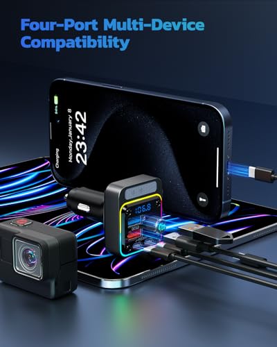 54W Bluetooth 5.3 Car Adapter