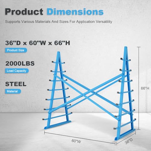 7 Tier Horizontal Storage Rack