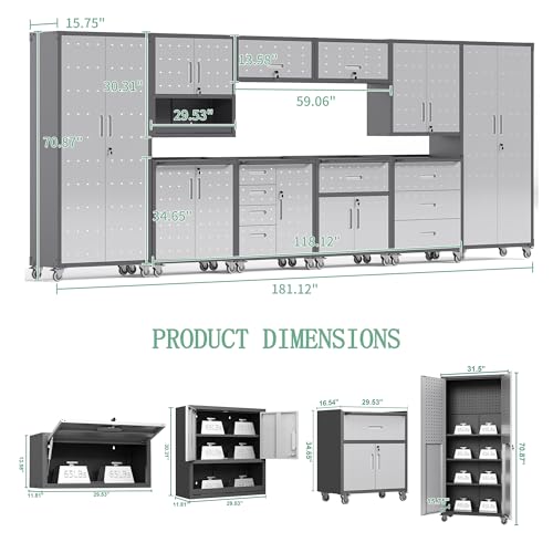 Garage Storage Cabinet System