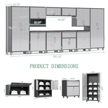 Garage Storage Cabinet System