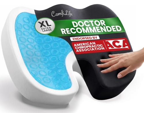 Extra Large Gel & Memory Foam Seat Cushion