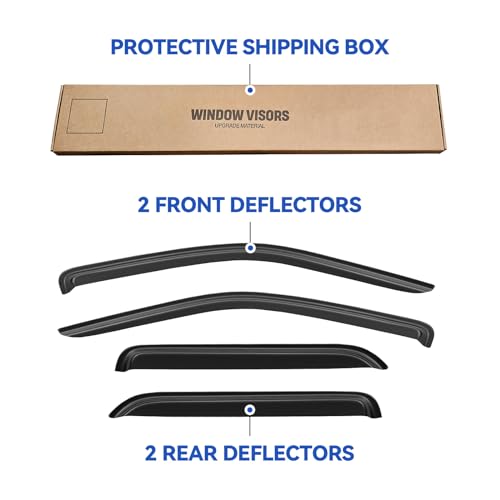 Window Visors Rain Guards for 2001