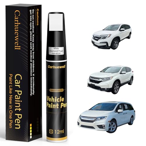 NH 603P White Diamond Pearl Touch Up Paint Compatible with Honda