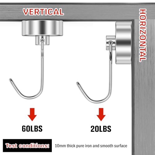 FINMDAG Magnetic Hooks (20 Count)