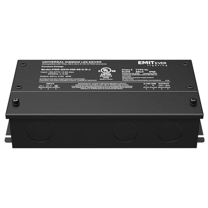 60W 24V 5-in-1 Dimmable LED Driver,AC 110-277V to DC Power Supply