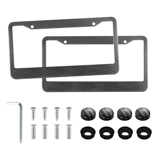Carbon Fiber License Plate Frames