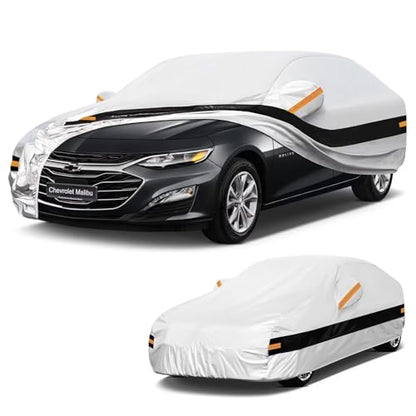 10 Layers Car Cover Custom Fit for Chevrolet Chevy Malibu