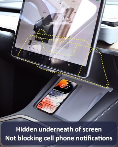 Hidden Under Screen Storage for Tesla Model Y Model 3 Accessories 2020