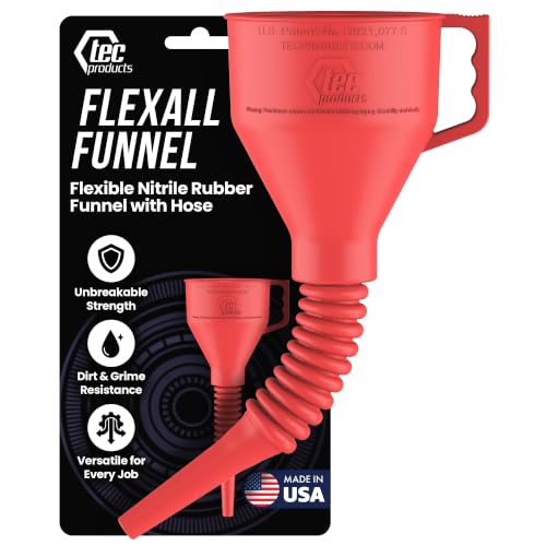 FlexAll Long Flexible Oil Change Funnels for Automotive Use