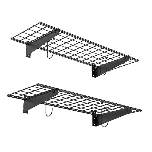 2 Pack Garage Wall Shelves