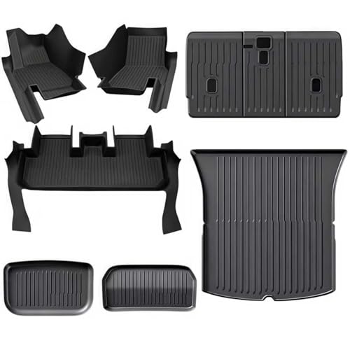 9 PCS Tesla New Model Y Juniper 2026 Floor Mats & Accessories