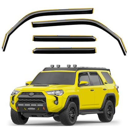 in Channel Window Visors Rain Guards for Toyota 4Runner 2010
