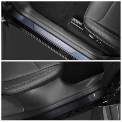 Front & Rear Door Sill Protectors for Model Y Juniper 2025+ (4 Count)