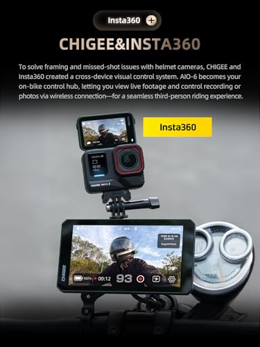 AIO 6 MAX Motorcycle Carplay Android Auto GPS Navigation System