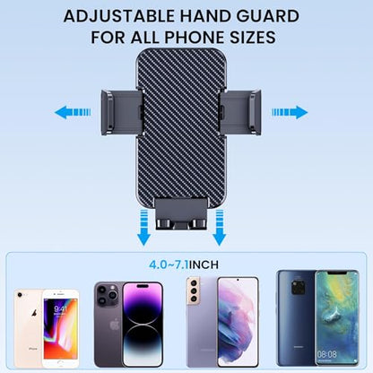Phone Holders for Your Car [Military Grade Suction Ultra Strong Base] Cell Phone Car Holder 3 in 1 Dashboard