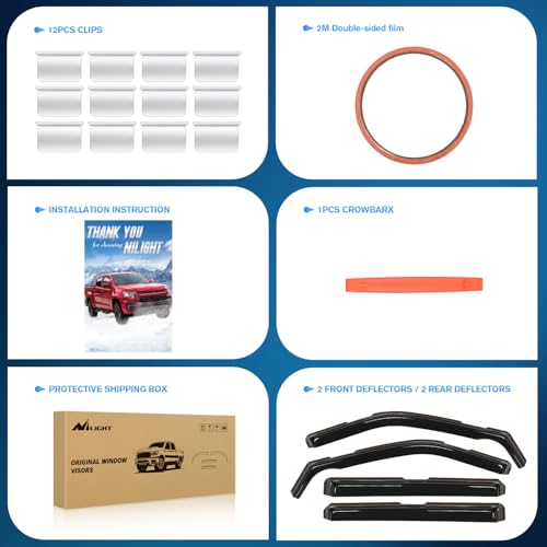 in Channel Window Deflectors for Ford Explorer 2011