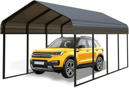 10x20FT Metal Carport Heavy Duty for 1 Cars