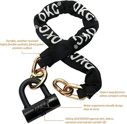 Ultra Security Motorcycle Chain Lock