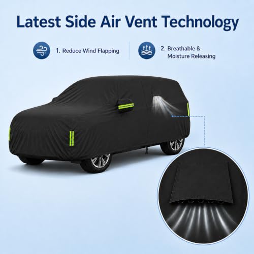 10 Layer Car Cover Waterproof All Weather Fit for Hyundai Kona