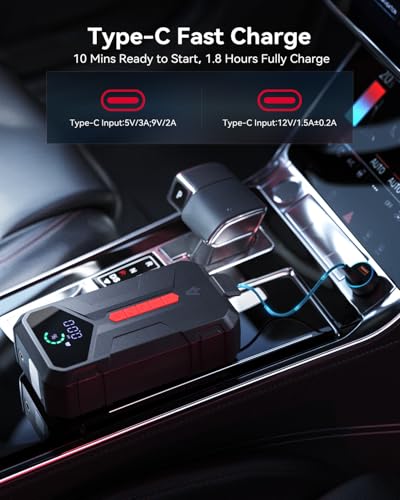 4000A Jump Starter with 150PSI Air Compressor