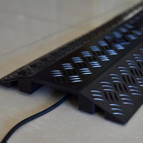 2 Pack Black 40" Cable Ramp 1