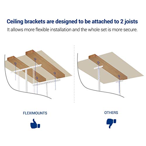4x8 Overhead Garage Ceiling Storage Rack Organization