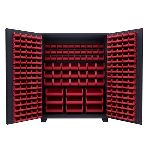 Tool Storage Cabinet with Bin Mounts