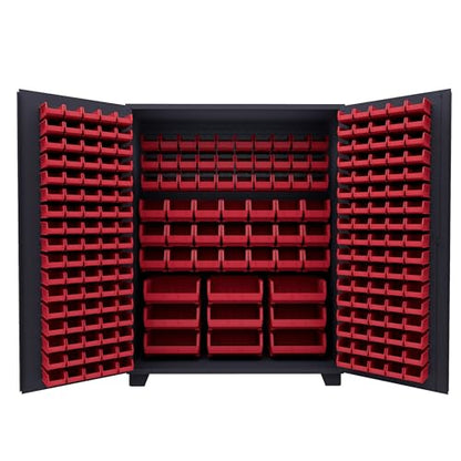 Tool Storage Cabinet with Bin Mounts