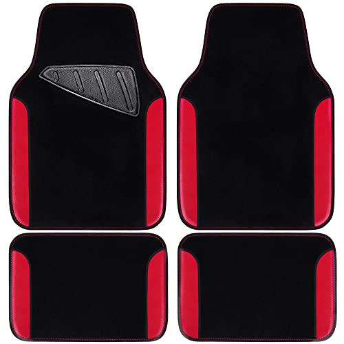 Rainbow Waterproof Universal Fit Faux Leather Car Carpet