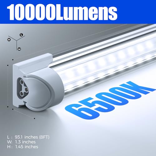 T8 LED Shop Lights 8FT (10 Count)