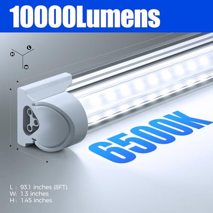 T8 LED Shop Lights 8FT (10 Count)