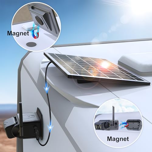 Byte Tango BT7 Solar Wireless 1080P Solar Powered Backup Camera with Touch Monitor for RV